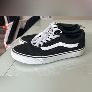 Vans Classic Black and White Sneakers